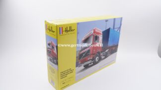 Heller Volvo F12-20 Globetrotter & Container Semi Trailer