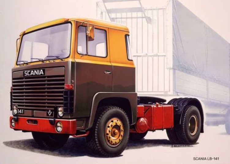 Heller Scania modelbouwshop