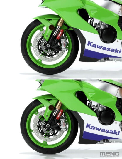 MENG MT-007 S KAWASAKI NINJA ZX-10R 1:9 PRE-COLORED -VOORVERKOOP- - Afbeelding 4