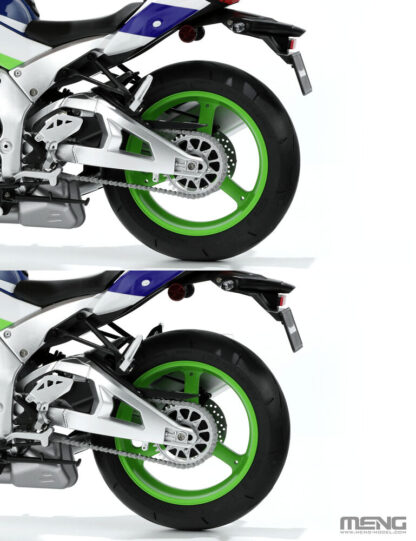 MENG MT-007 S KAWASAKI NINJA ZX-10R 1:9 PRE-COLORED -VOORVERKOOP- - Afbeelding 5