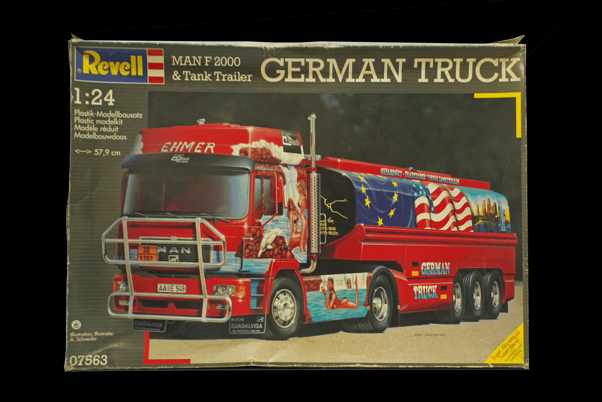REVELL 07563 MAN F 2000 & TANKTRAILER