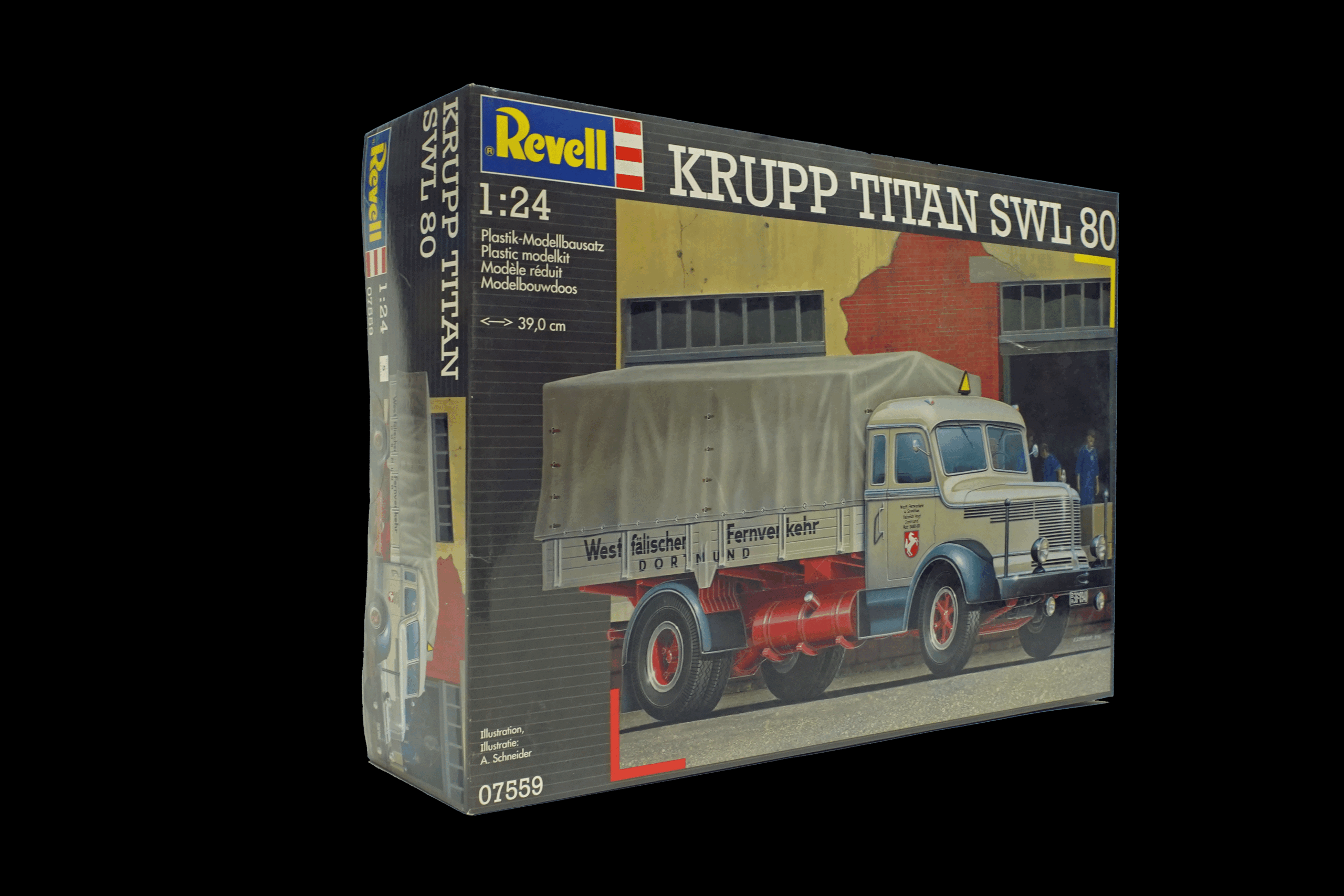 REVELL 07559 KRUPP TITAN SWL 80 1:24 - ONGEOPEND- - Afbeelding 2