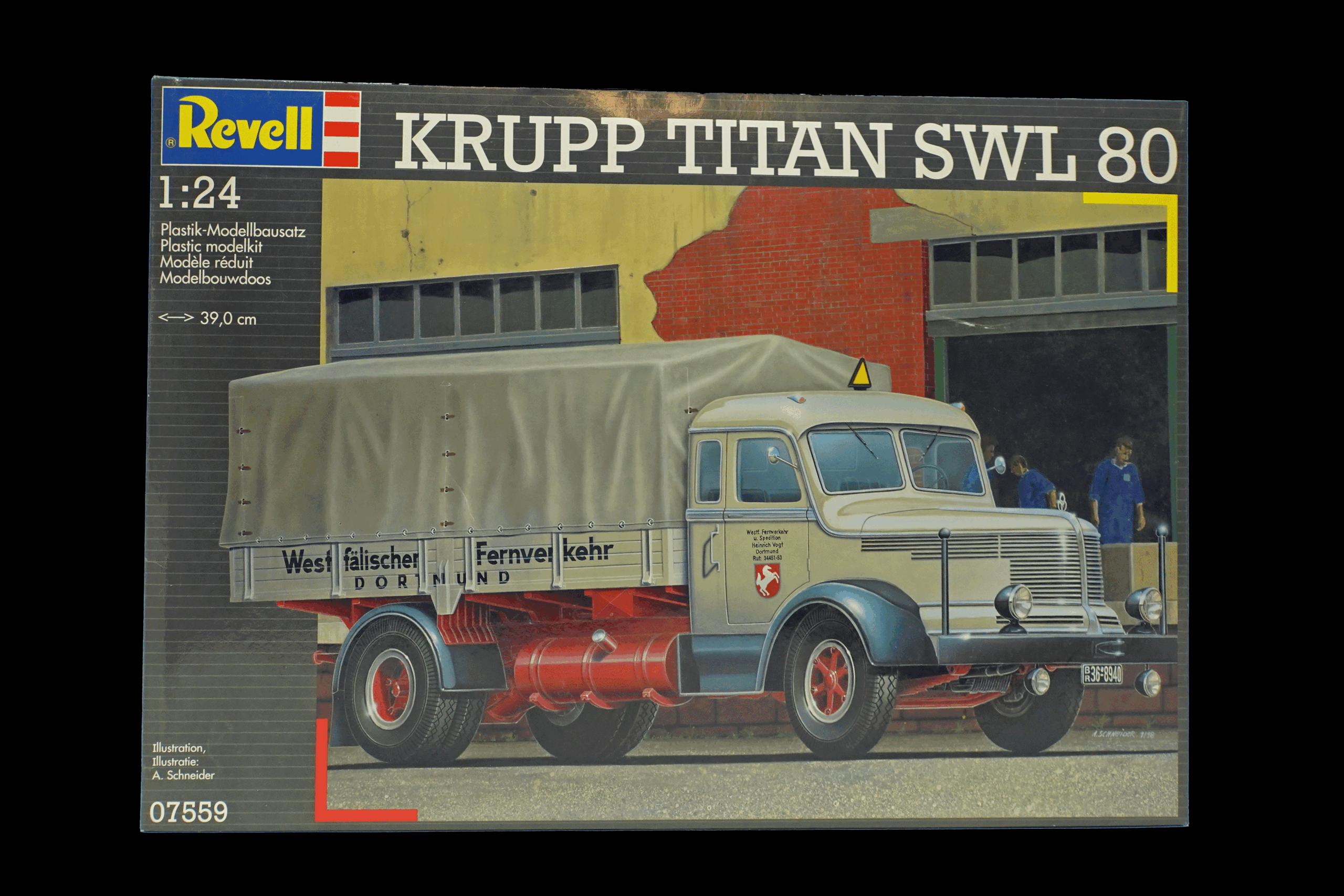 REVELL 07559 Krupp Titan SWL 80