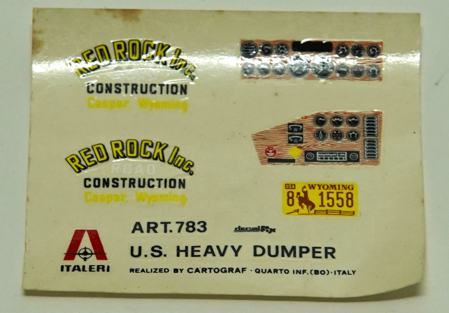 ITALERI 783 DECALS