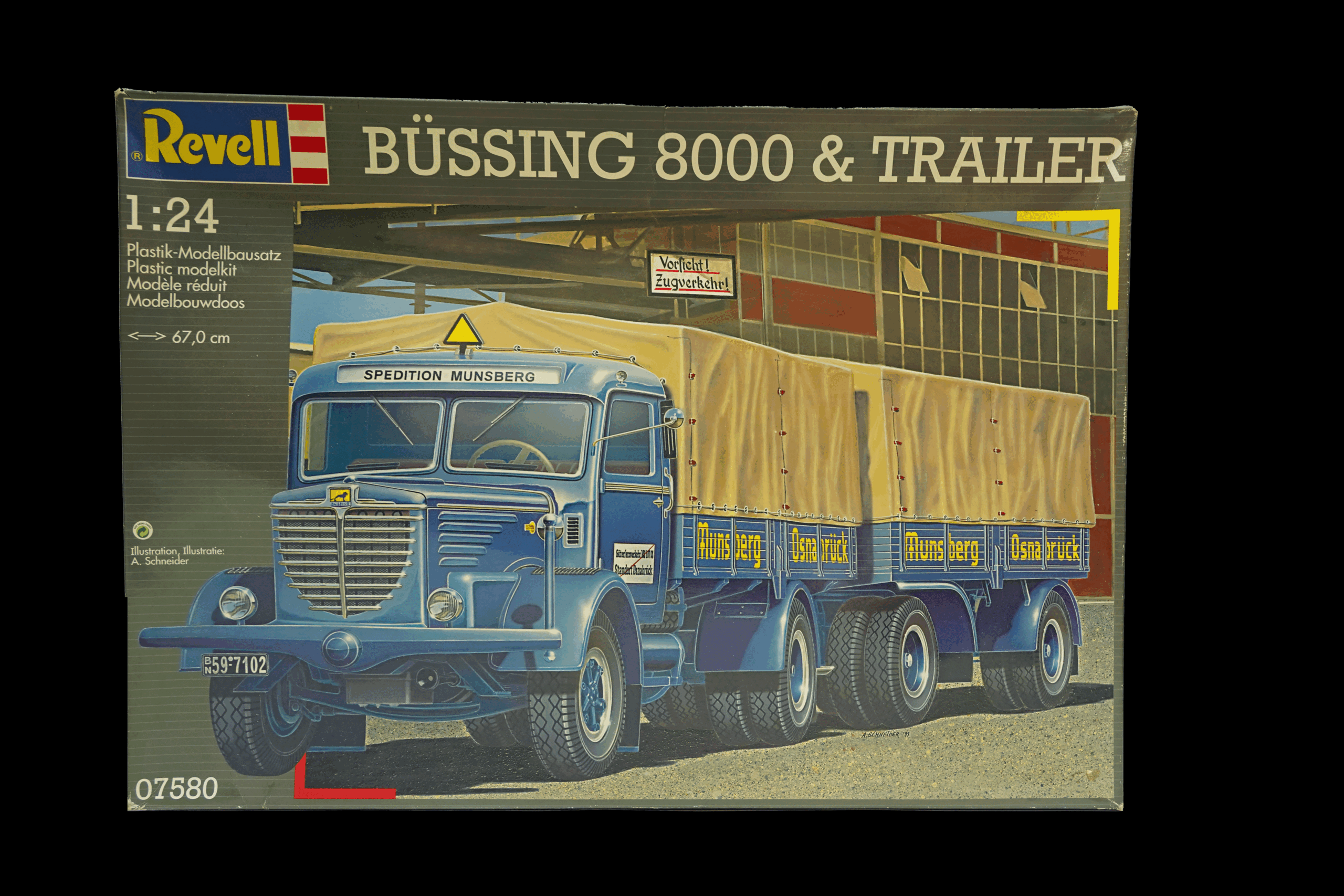 REVELL 07580 BUSSING 8000 & TRAILER