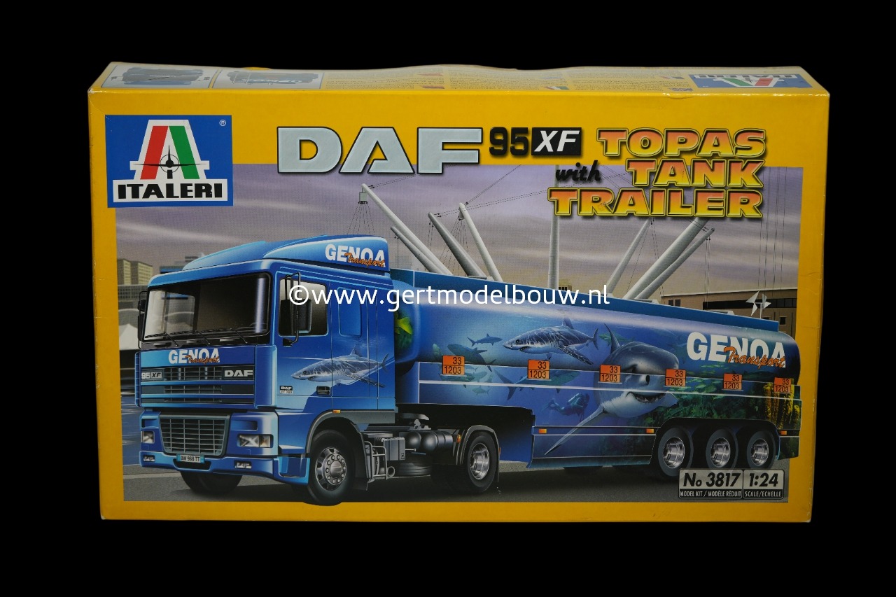 ITALERI 3817 DAF 95 XF EN TOPAS TANK TRAILER