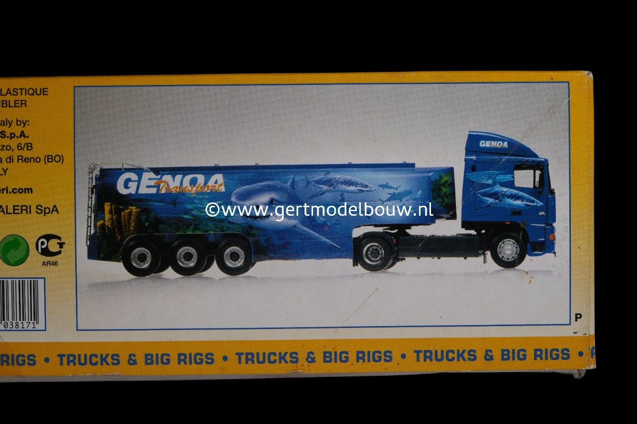 ITALERI 3817 DAF XF95 MET TOPAS TANK TRAILER 1:24 ( LEES OMSCHRIJVING ) - Afbeelding 5