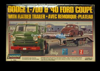 LINDBERG 73068 DODGE L-700 & '40 FORD COUPE