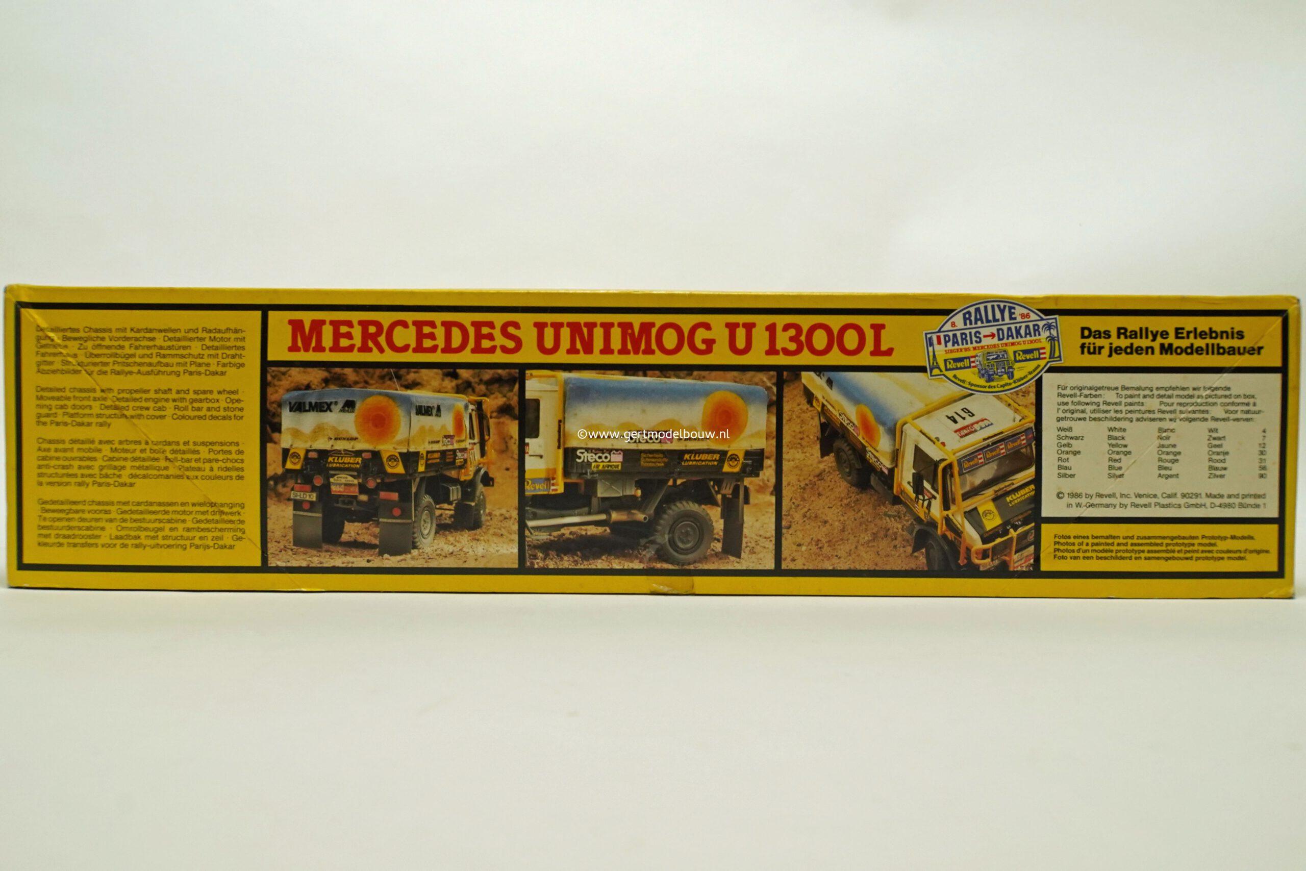 REVELL 7450 MERCEDES UNIMOG U 1300L - LEES OMSCHRIJVING- - Afbeelding 2